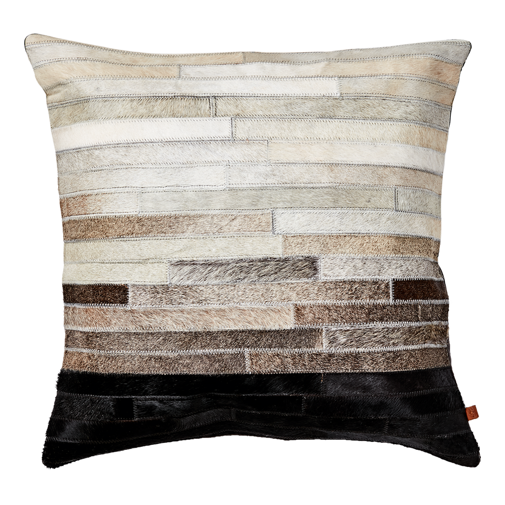 SAVANNA Kuddfodral, Beige/svart/ombre 2st