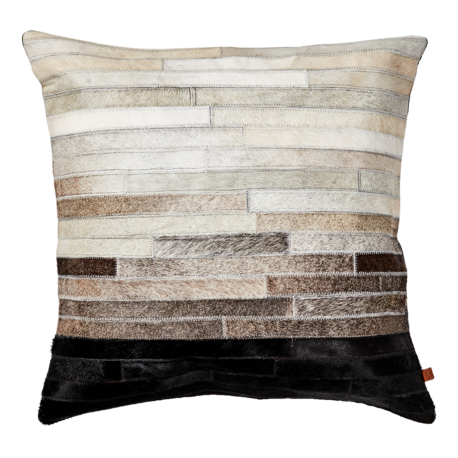 SAVANNA Kuddfodral, Beige/svart/ombre 2st