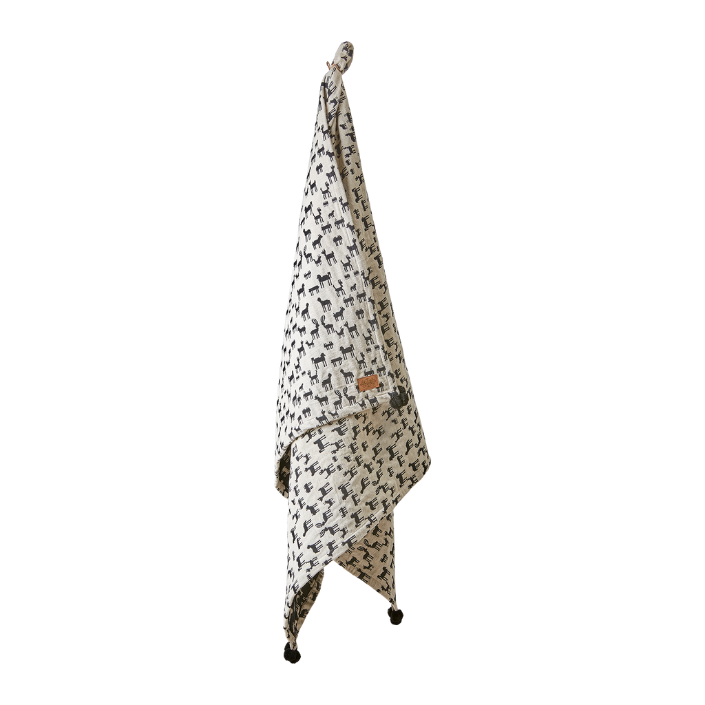 GUSTAV Filt/duk, Benvit 2st