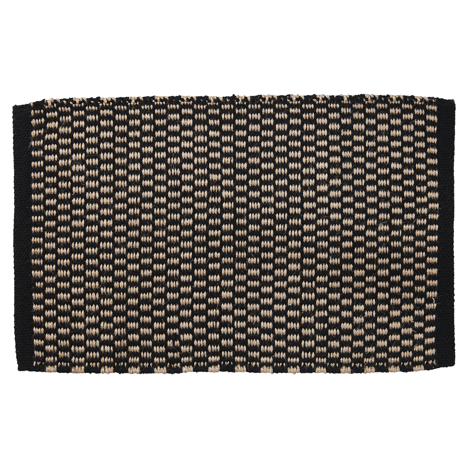 ELINA Tallriksunderlägg, Natur/svart 12st