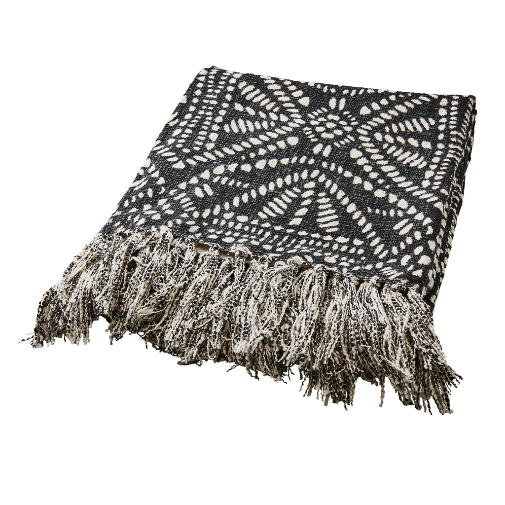 FERNANDO Filt, Natur/svart 2st