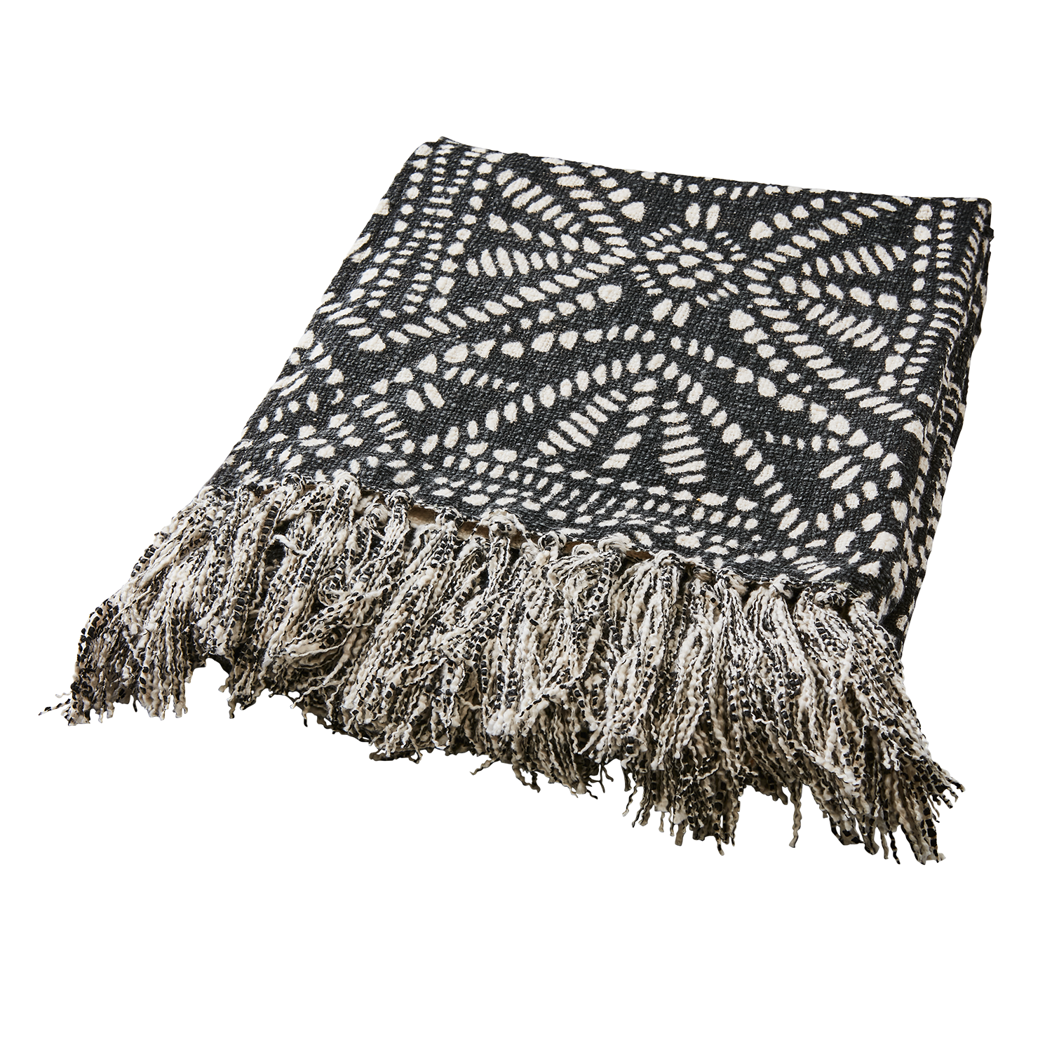 FERNANDO Filt, Natur/svart 2st