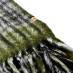 FRASSE Filt, Grön/svart/vit 2st