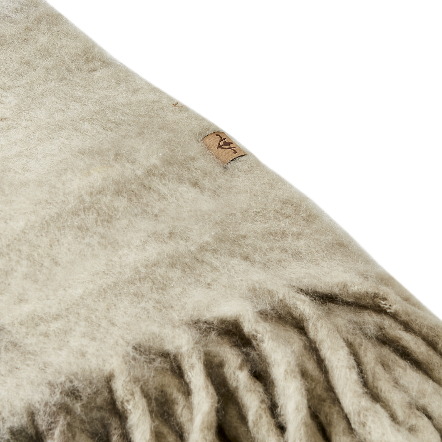 FRASSE Filt, Beige/grå/grön 2st