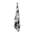 FRASSE Filt, Svart/grå/vit 2st