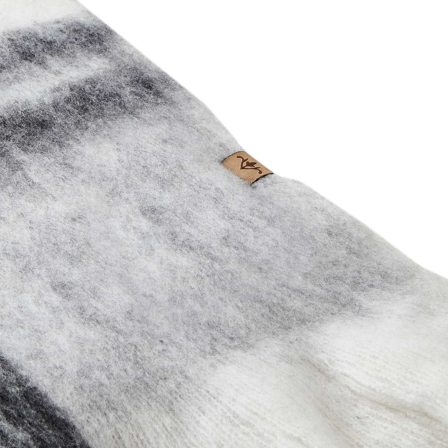 FRASSE Filt, Svart/grå/vit 2st