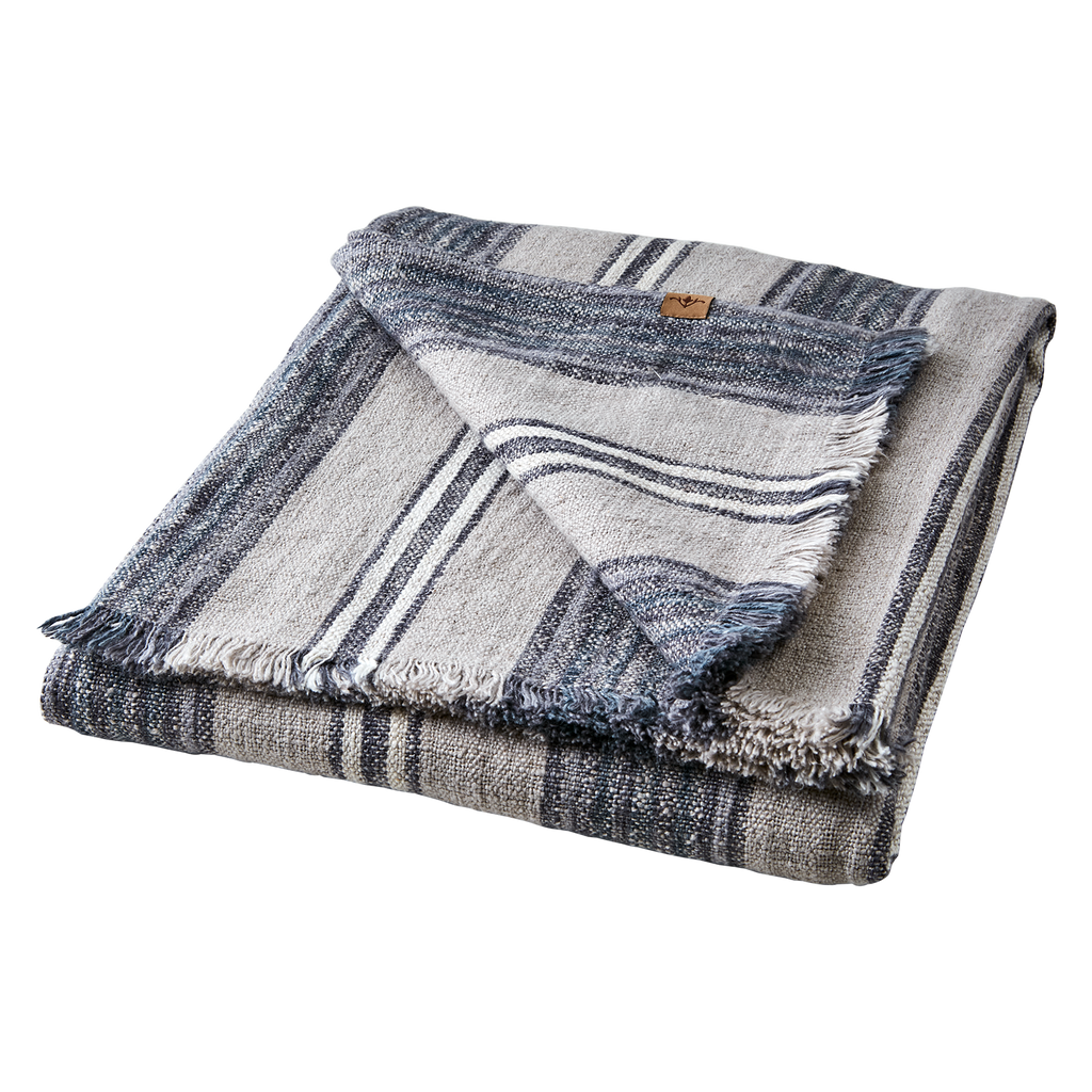 HILDA Filt/duk, Grå/blå