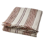 HILDA Filt/duk, Natur/brun/rosa/gul