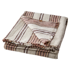 HILDA Filt/duk, Natur/brun/rosa/gul