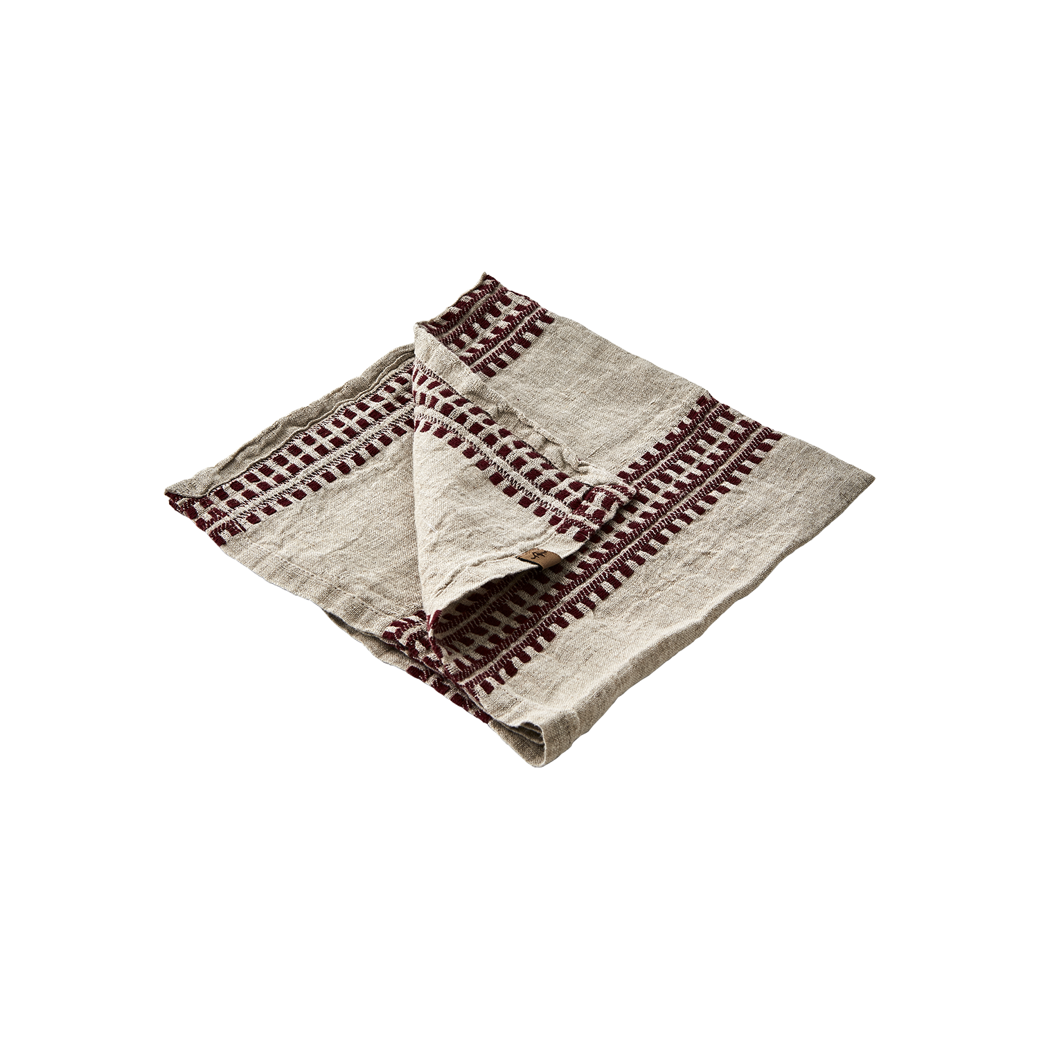 NOEL Servett, Röd/lingrå 12st