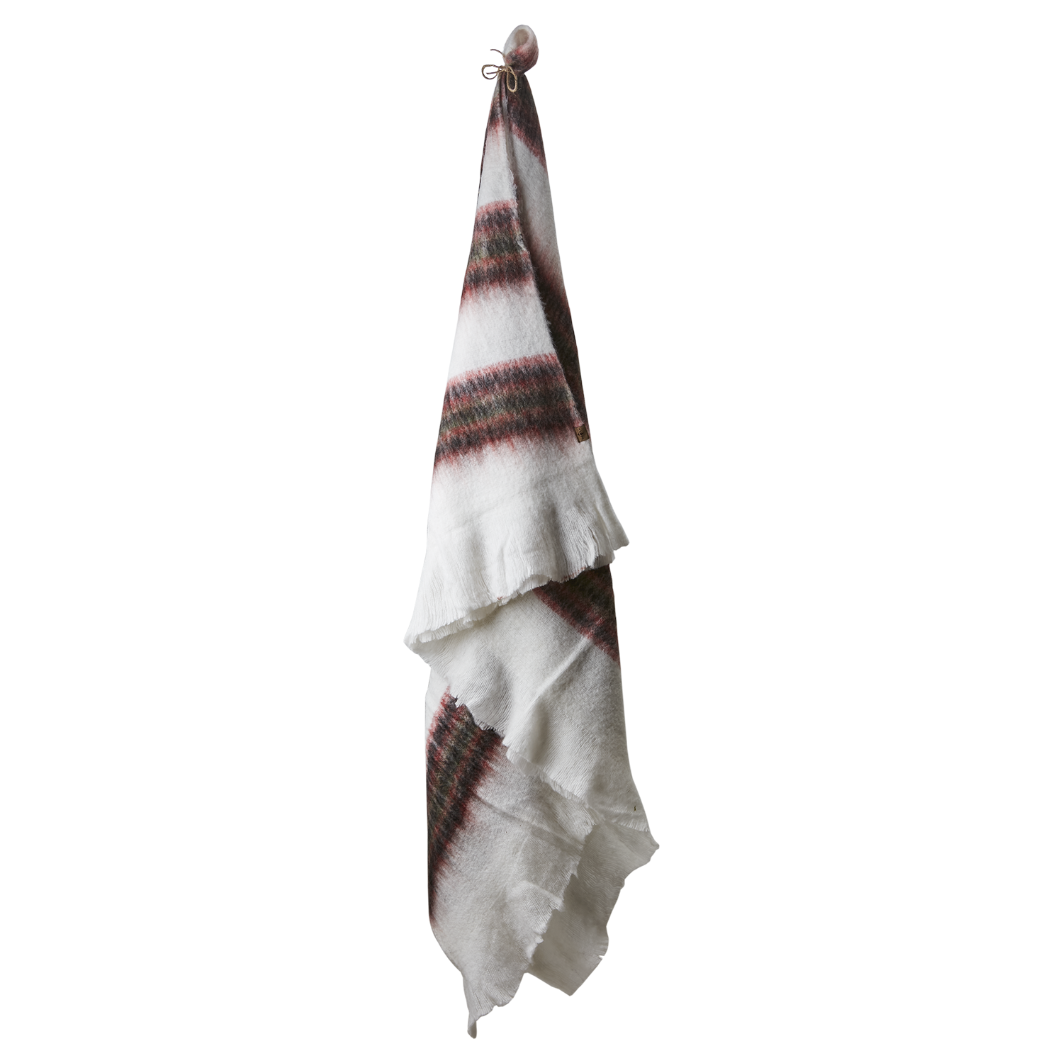 FRASSE Filt, Röd/grön/vit 2st