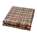 TAGE Filt, Flerfärgad/beige