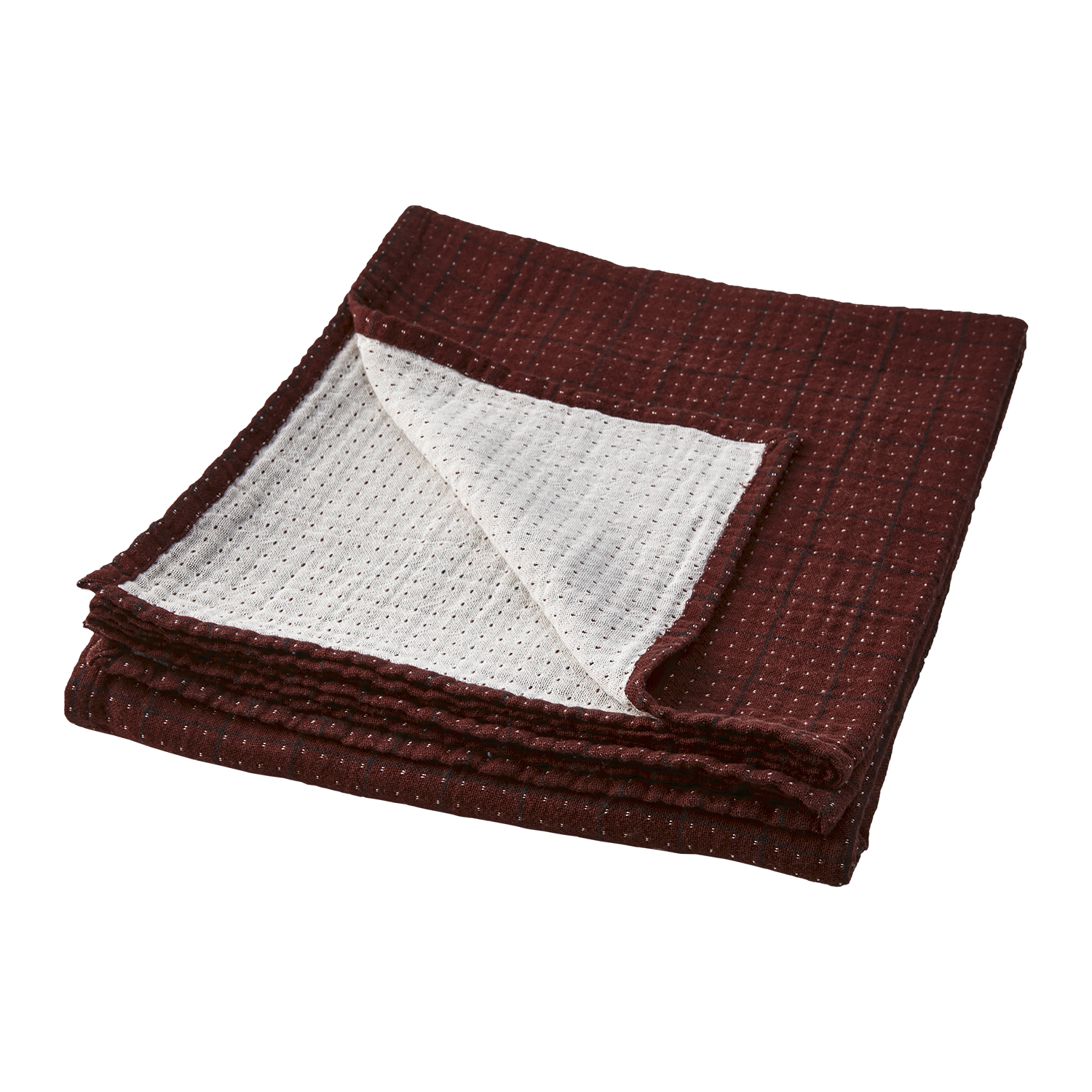 ELSA Bordsduk, Bordeaux/svart