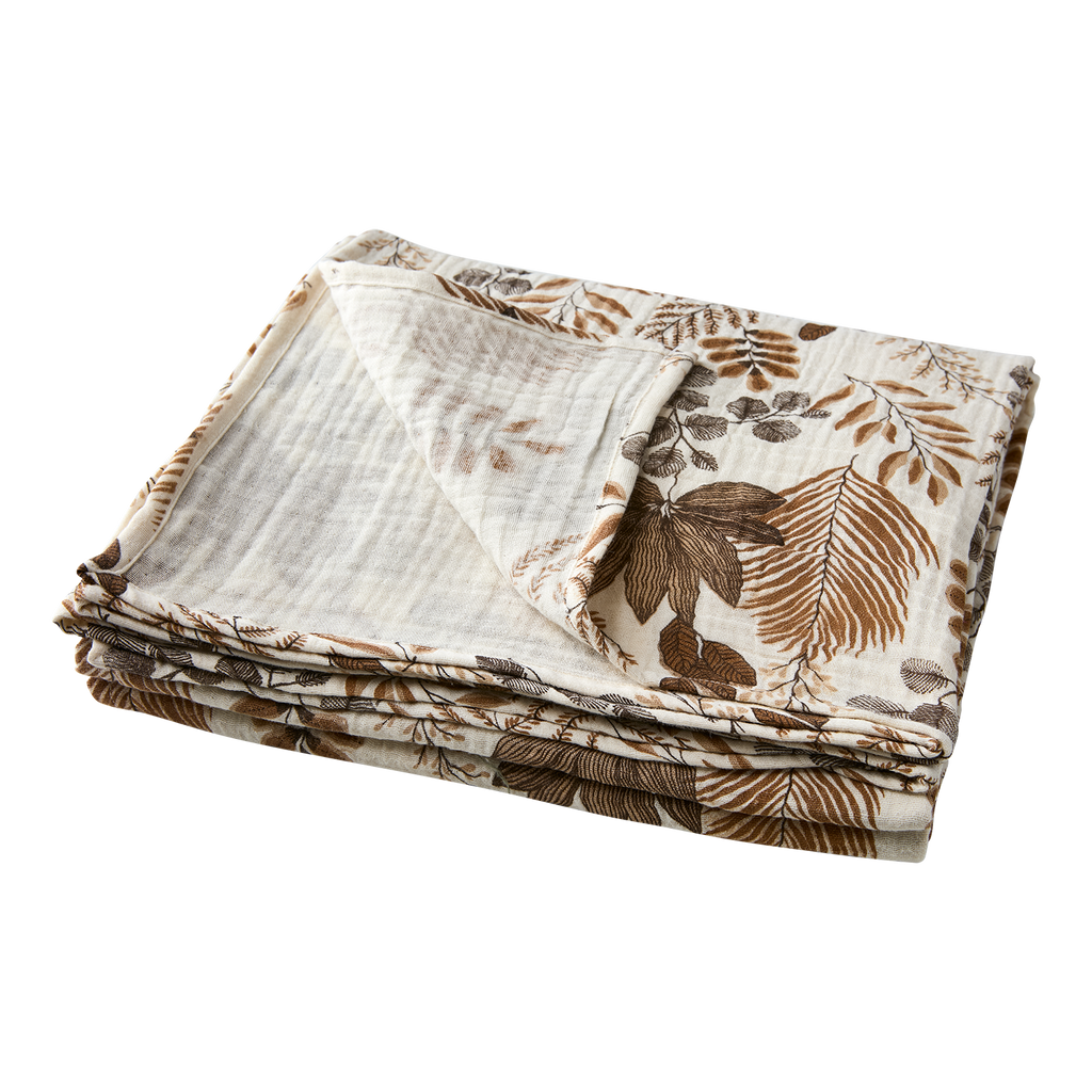 AGNES Bordsduk, Brun/vit