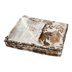 AGNES Bordsduk, Brun/vit