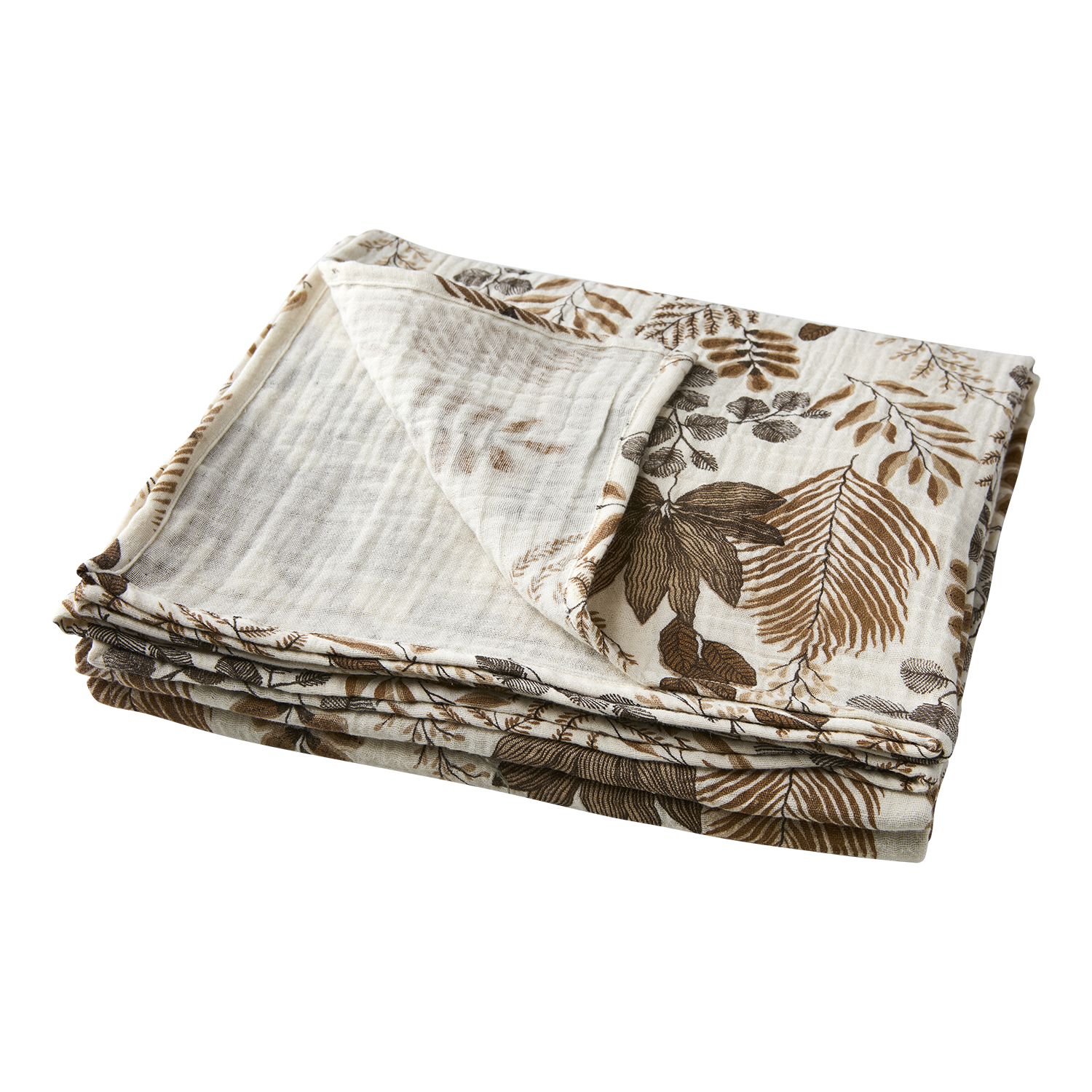 AGNES Bordsduk, Brun/vit