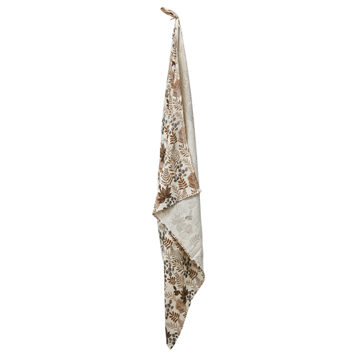 AGNES Bordsduk, Brun/vit