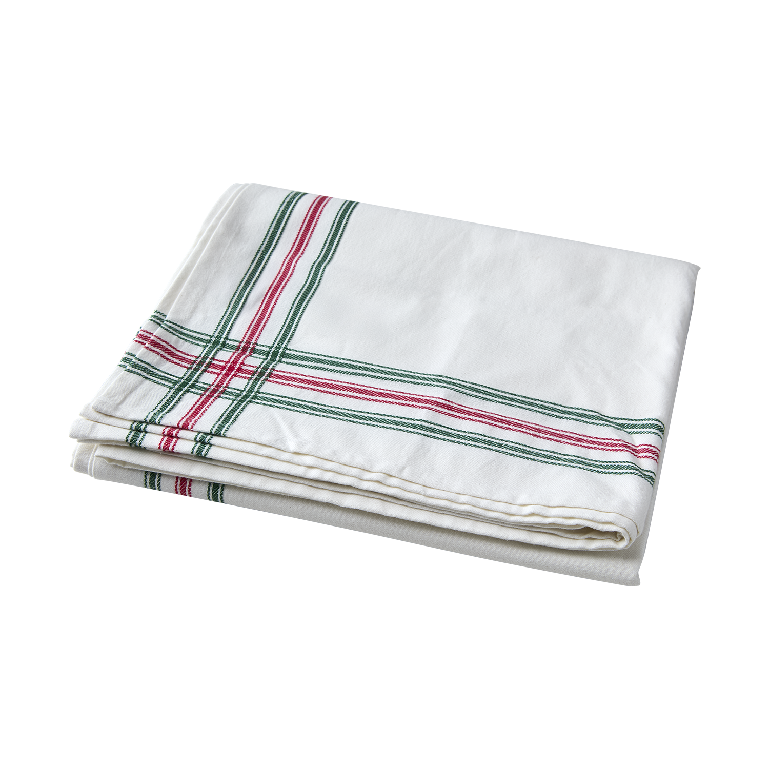 FLISA Bordsduk, Vit/grön /röd