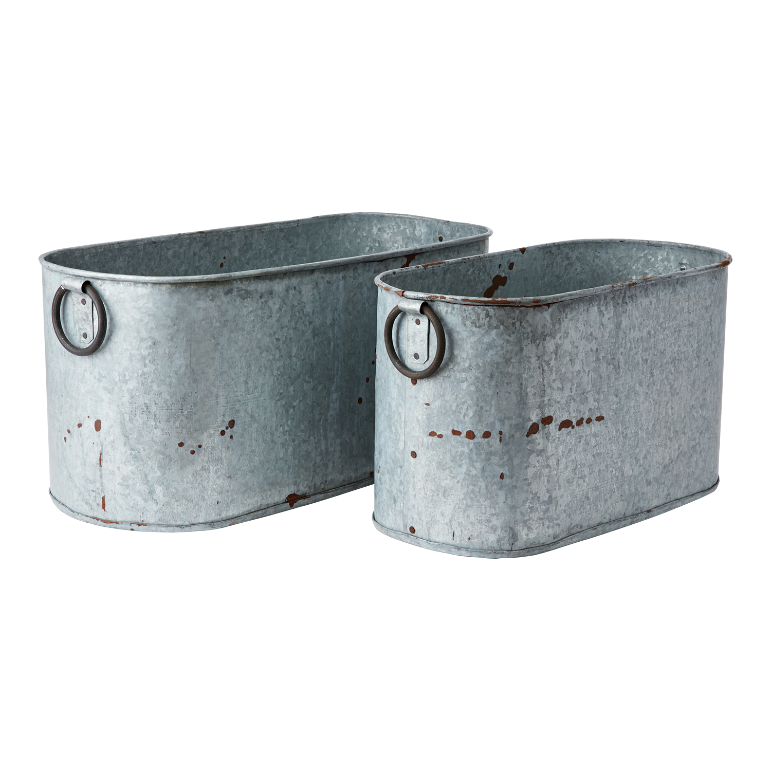 TREASURE Kruka, set om 2, Grå