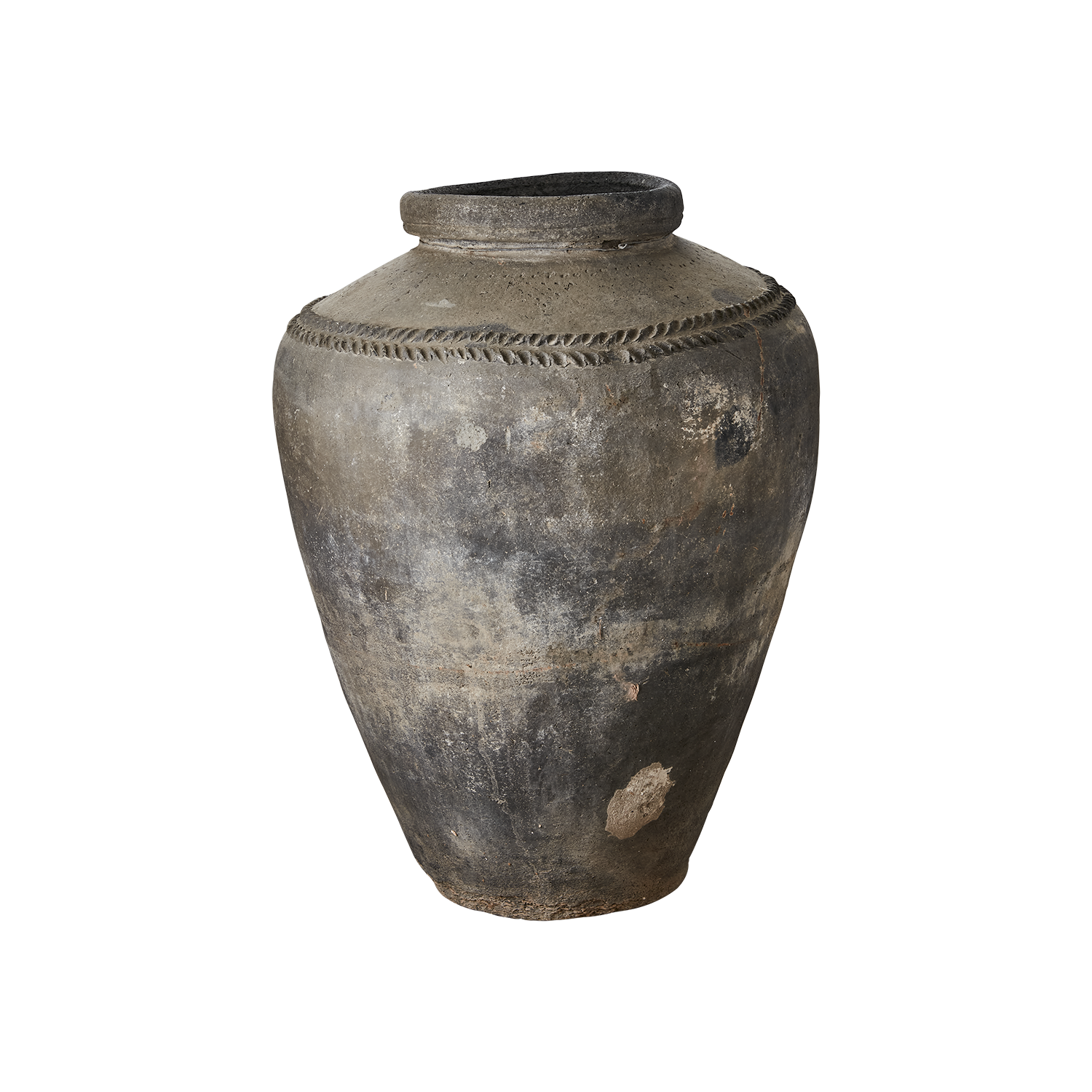 ENOK Kruka, Grå/vit