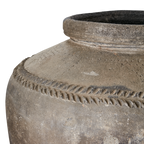 ENOK Kruka, Grå/vit