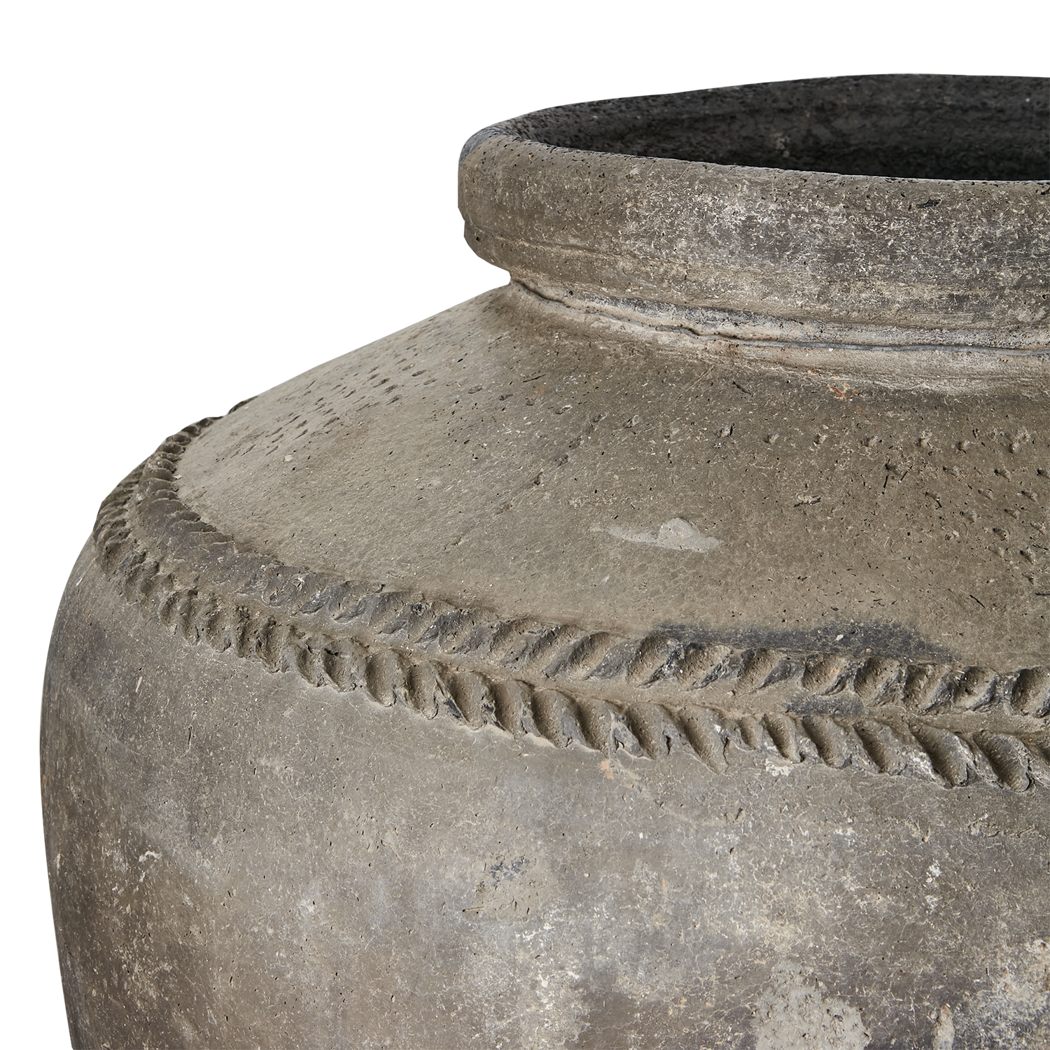 ENOK Kruka, Grå/vit