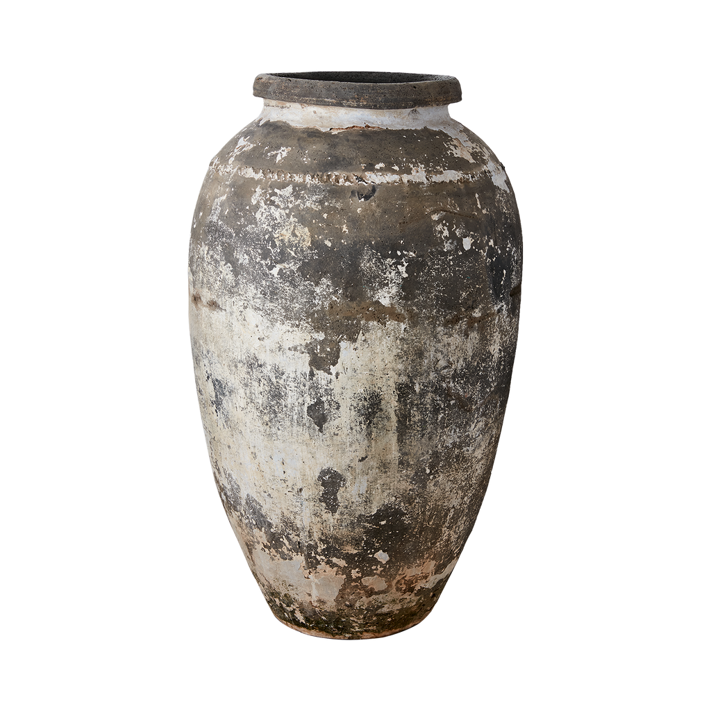 ENOK Kruka, Grå/vit