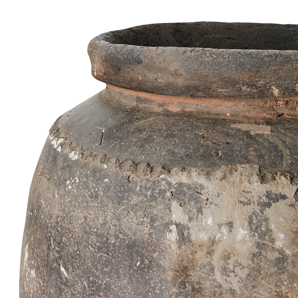 ENOK Kruka, Grå/vit