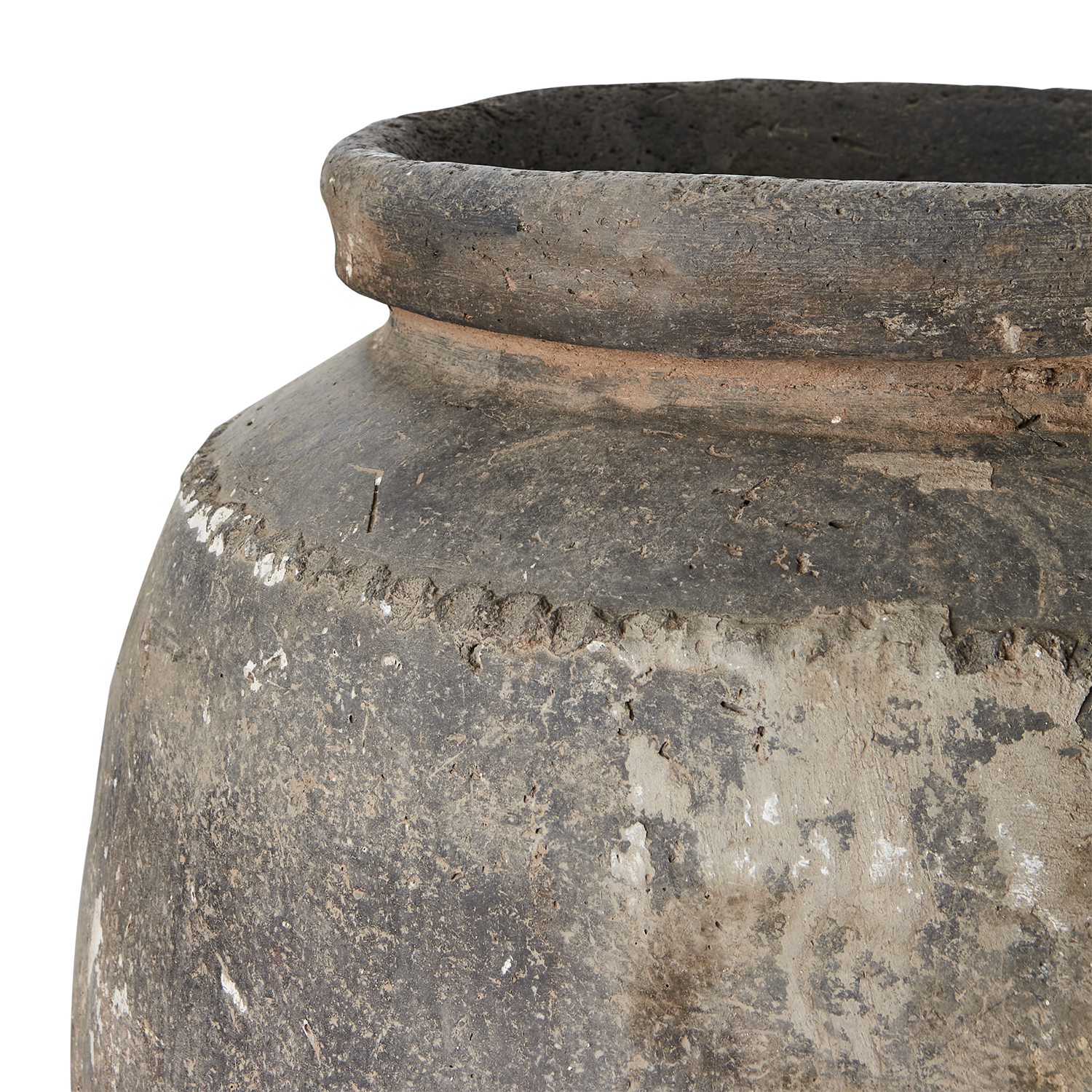 ENOK Kruka, Grå/vit