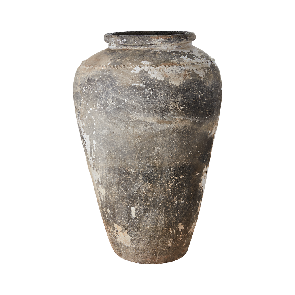 ENOK Kruka, Grå/vit