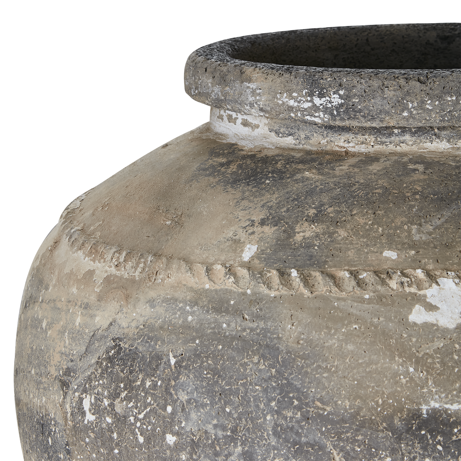 ENOK Kruka, Grå/vit