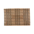 JUNI Matta L, Natur/svart