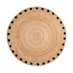 JUNI Matta S, Natur/svart
