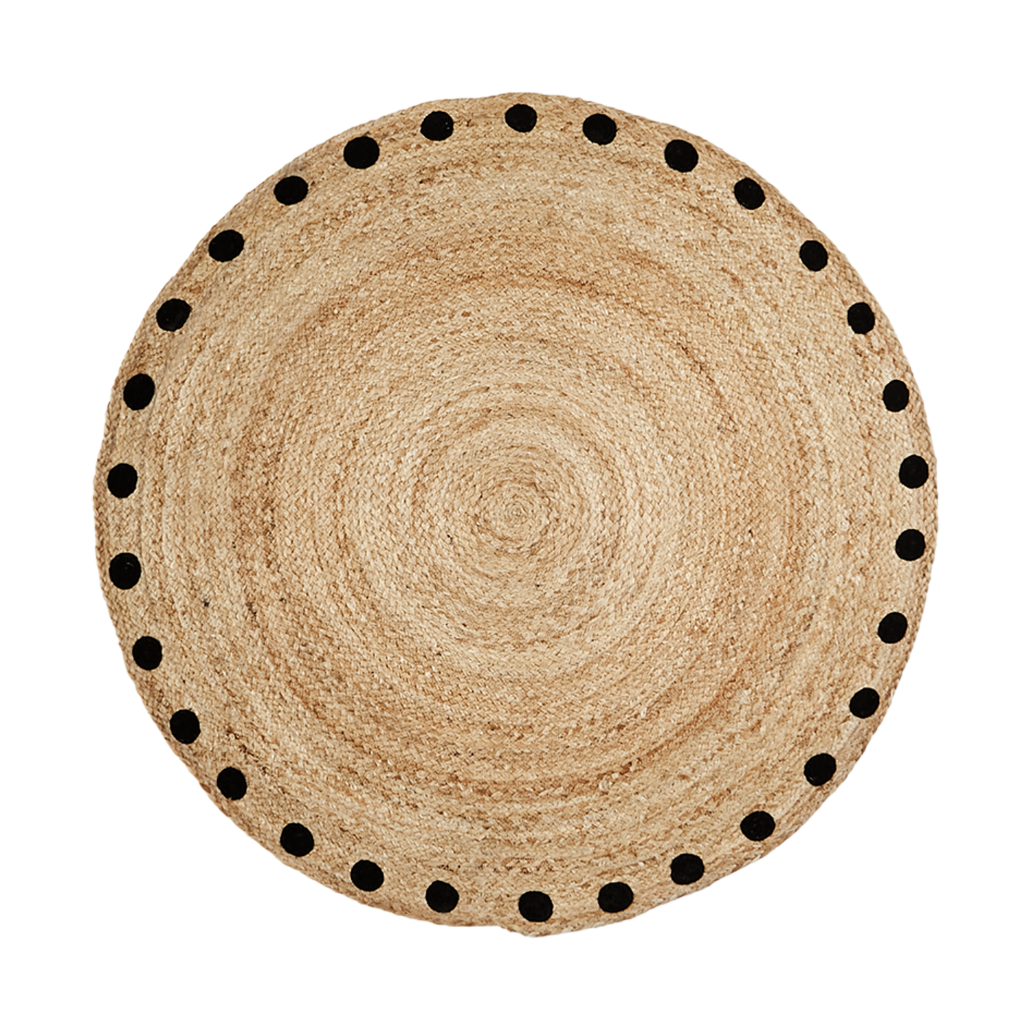 JUNI Matta S, Natur/svart