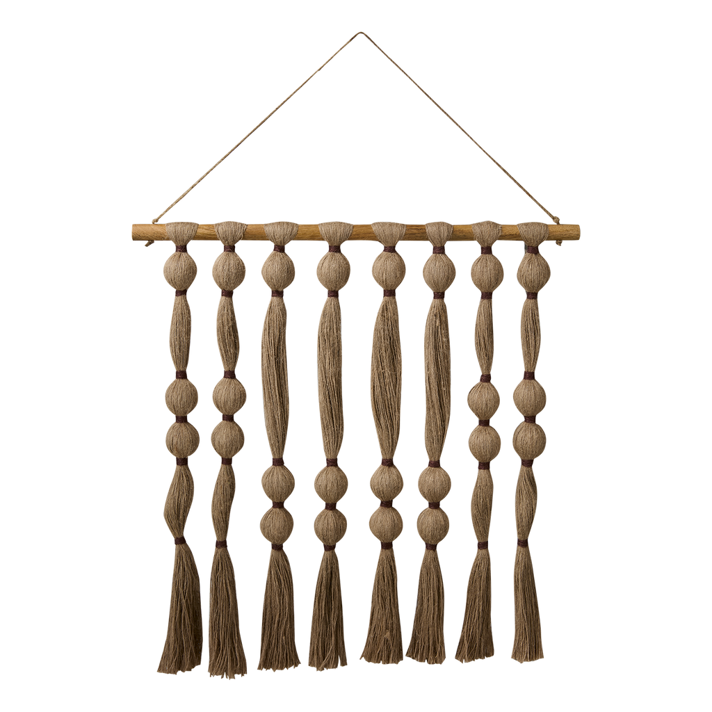 MILLA Väggdekoration, Natur/mörkröd