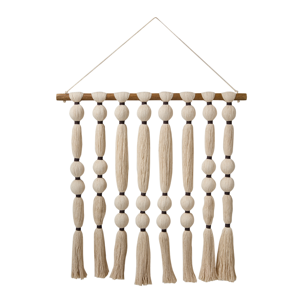 MILLA Väggdekoration, Vit/brun