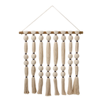 MILLA Väggdekoration, Vit/brun