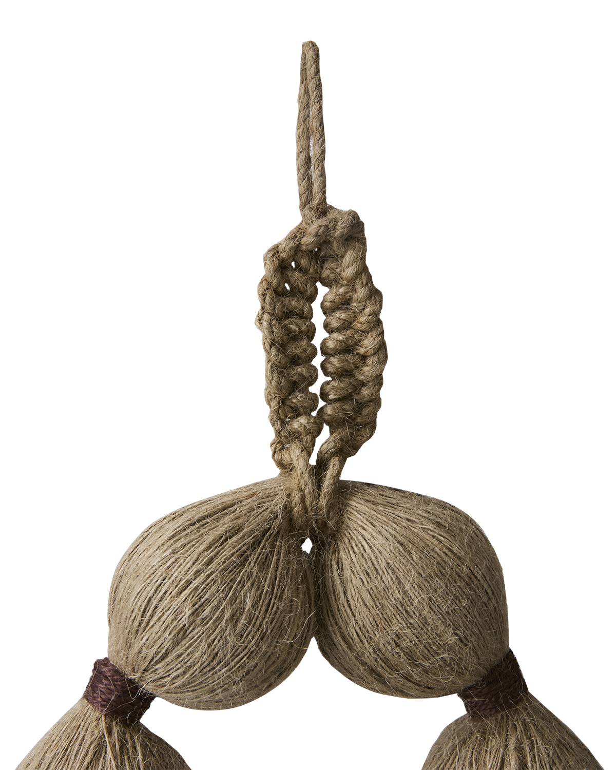 MILLA Väggdekoration, Natur/mörkröd