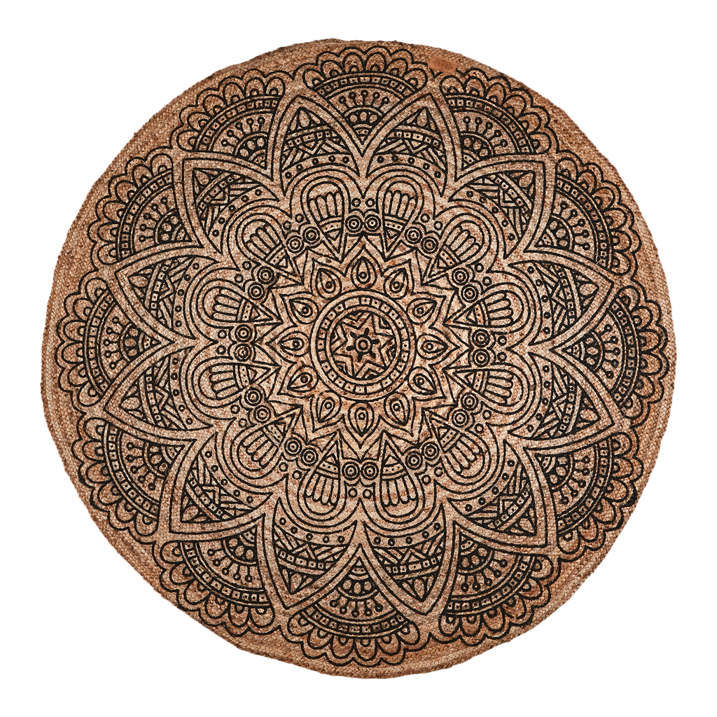 JUNI Matta L, Svart/natur