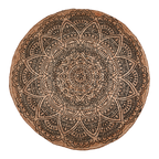 JUNI Matta L, Svart/natur