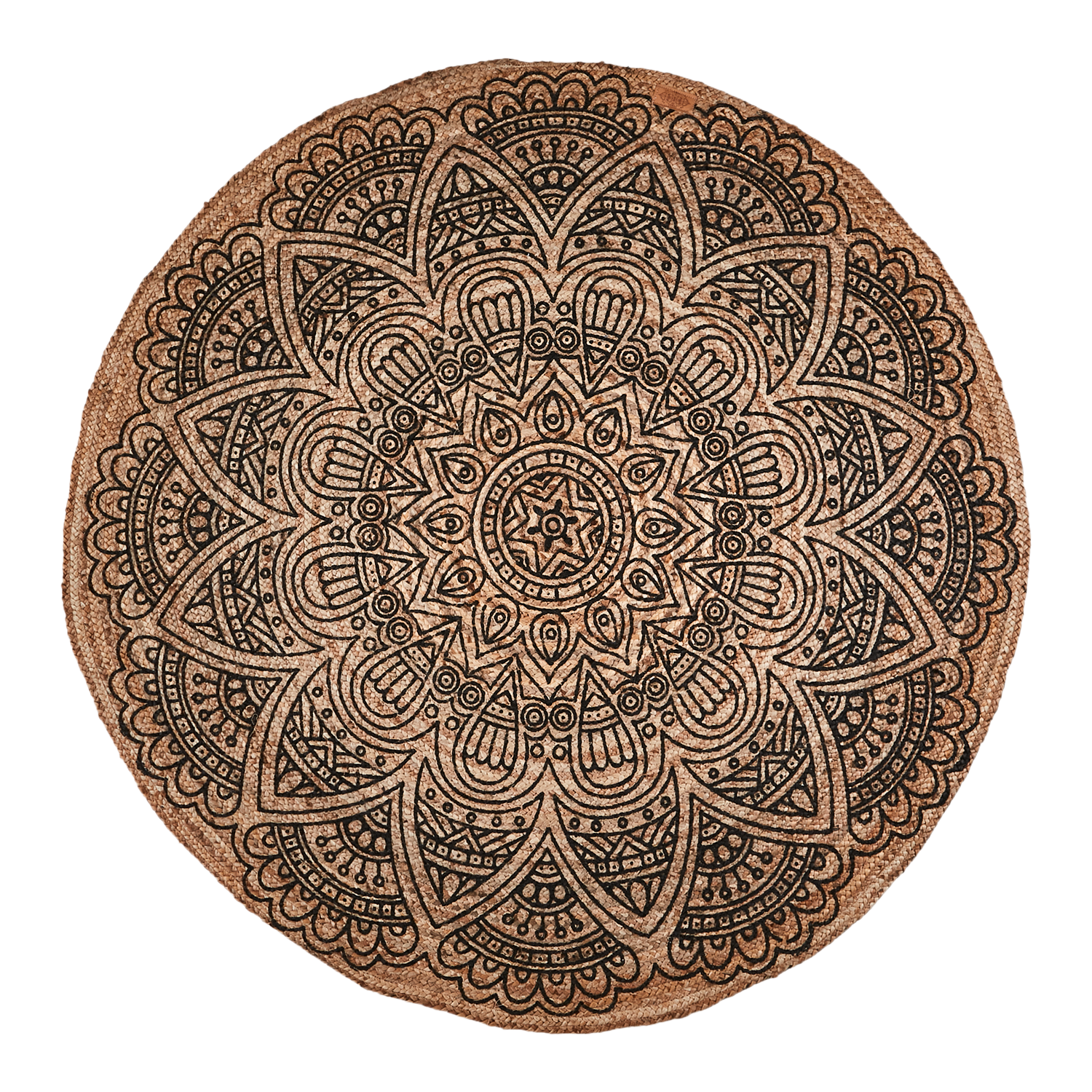 JUNI Matta L, Svart/natur