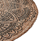 JUNI Matta L, Svart/natur