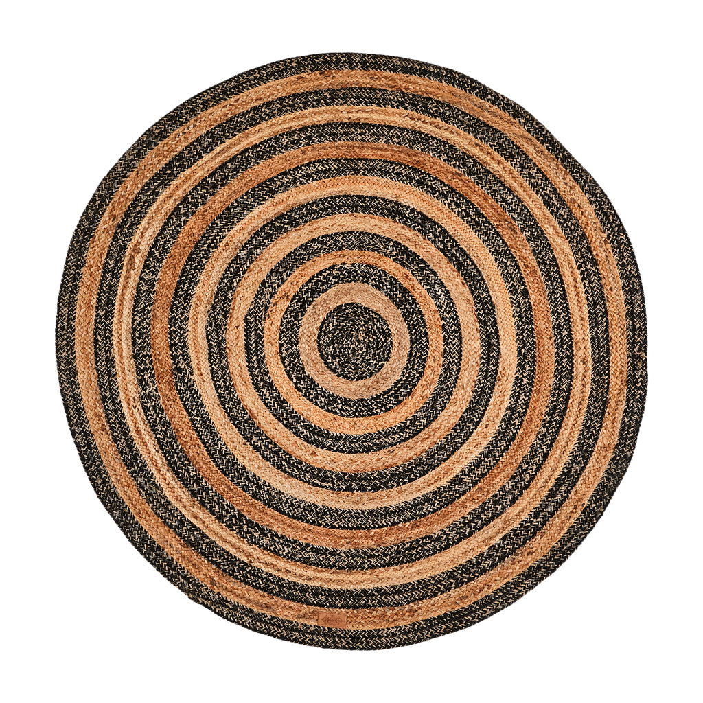 JUNI Matta L, Natur/svart