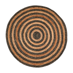 JUNI Matta L, Natur/svart