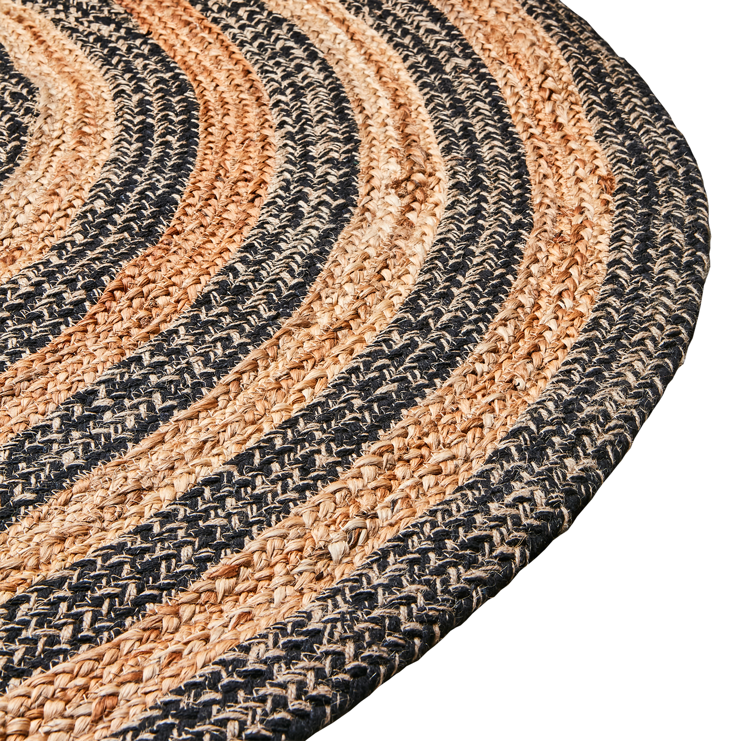 JUNI Matta L, Natur/svart