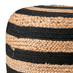 JUNI Sittpuff, Svart/natur