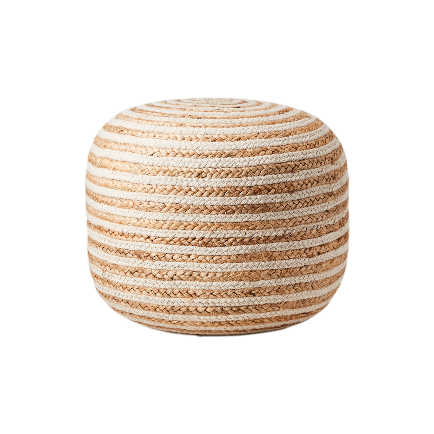 JUNI Sittpuff, Natur/elfenben