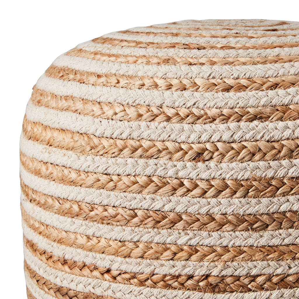 JUNI Sittpuff, Natur/elfenben