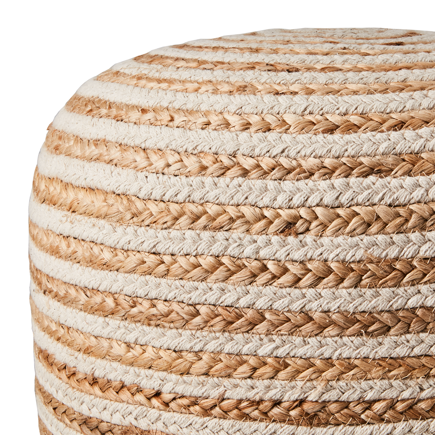 JUNI Sittpuff, Natur/elfenben