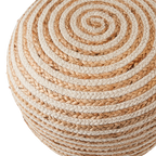 JUNI Sittpuff, Natur/elfenben